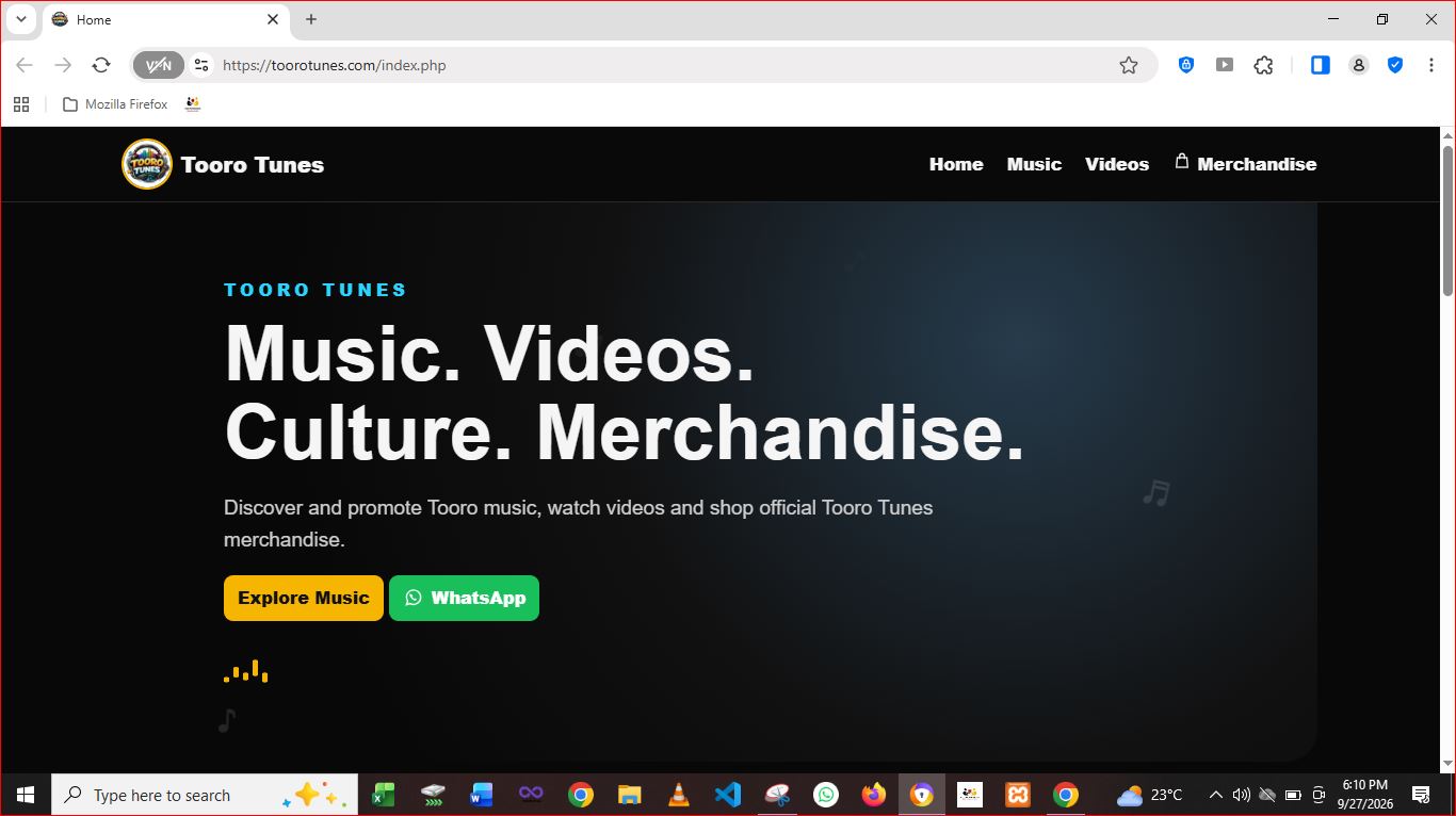 Tooro Tunes – Digital Music & Entertainment Platform